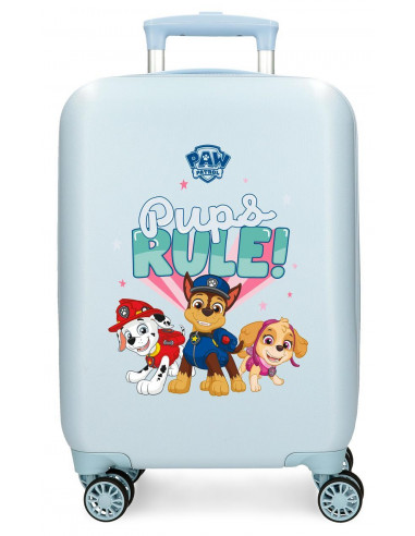 2191327 ABS SUITCASE 50CM 4W. PAW PATROL PUPS RULES